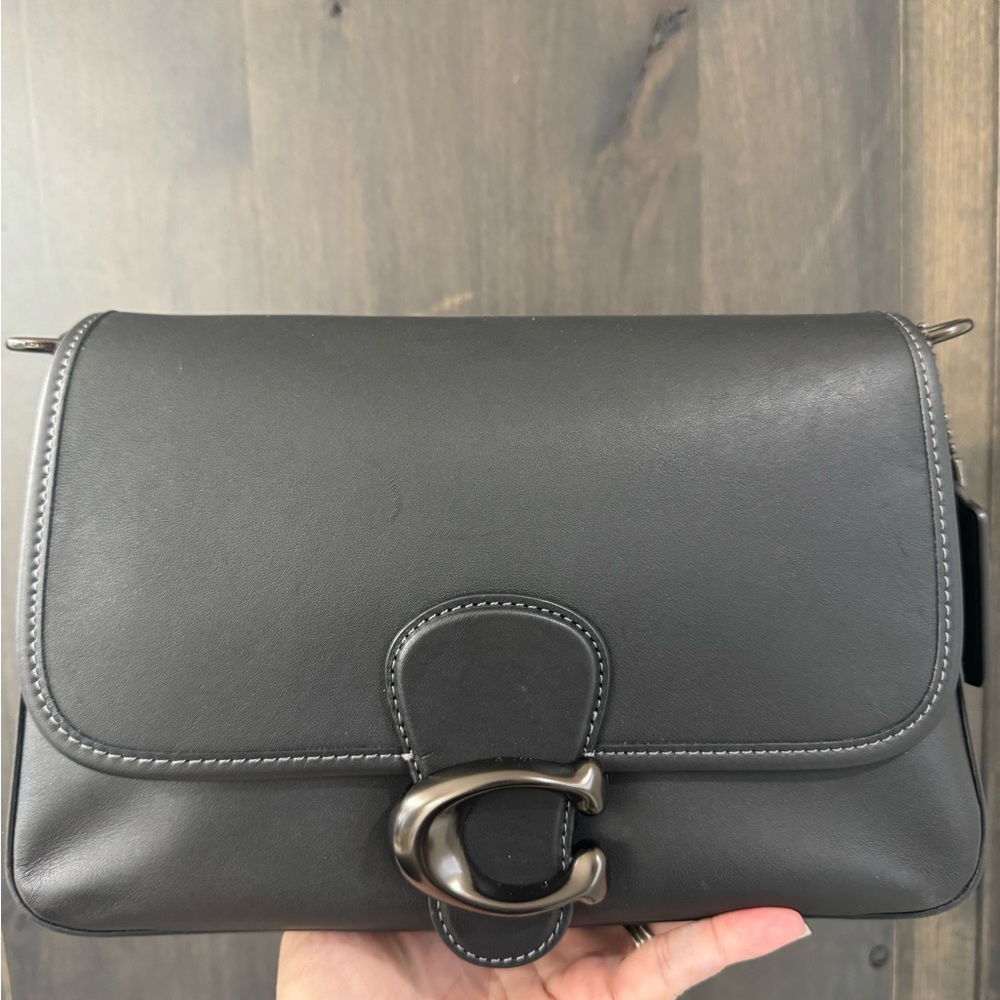 Coach soft tabby shoulder bag with pewter hardware